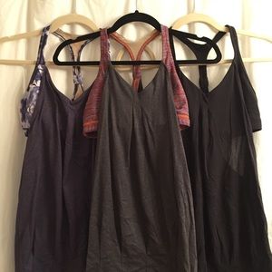 *48-HR SALE* 3 Lululemon bra tanks
